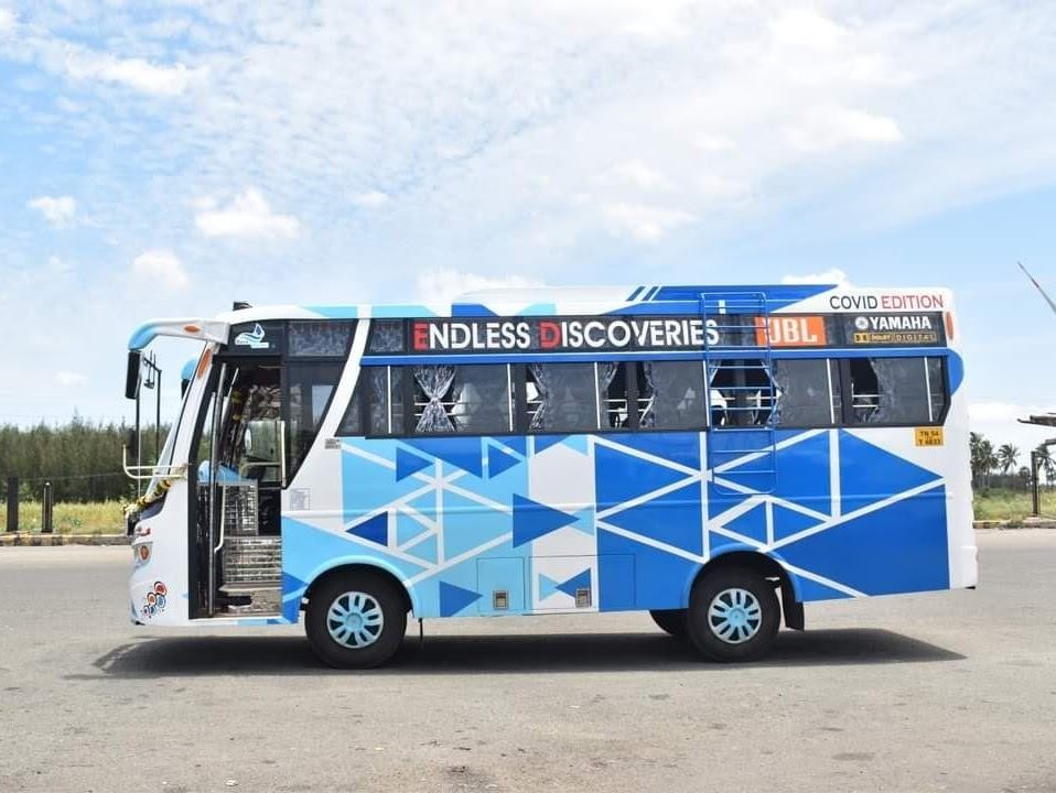Salem Travels luxury coach — up to 21 seater